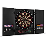 Oneconcept Dartmaster 180 - Jeu de fléchette, Jeux de fléchette électronique, Cible flechette, 27...