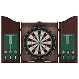vidaXL Jeu de Cibles Professionnel Sisal Armoire et 6 Fléchettes Jeux de Café