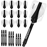 Harrows Retina-X Combo Kit d'ailettes et tiges de fléchettes Transparent