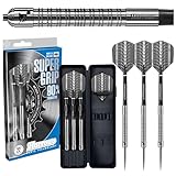 Harrows Super Grip Fléchettes en tungstène L Silver