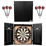 Ruthless Home Darts Centre CAB518 Cible de fléchettes avec armoire, cible de fléchettes et 2 jeux...