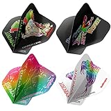 RED DRAGON Peter Wright Snakebite Pack de sélection Extra Épais Standard Fléchettes Dart Flights